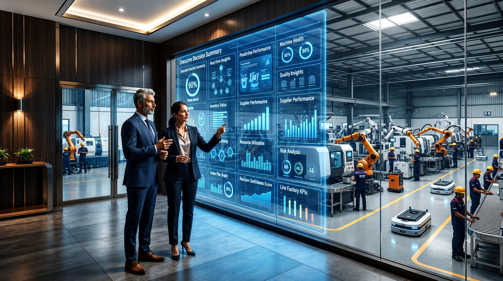 Cut management decision-making time in manufacturing with Vistaar AI