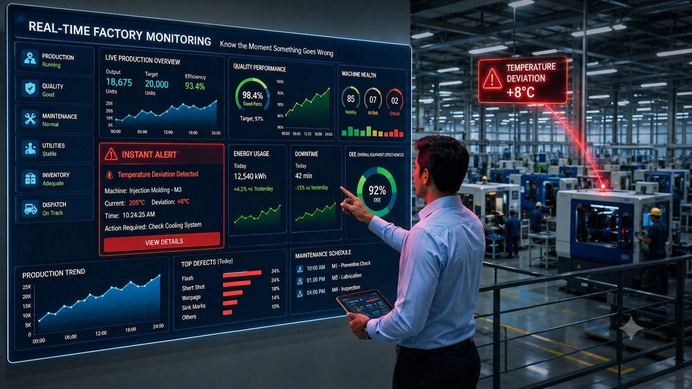 Instant alert showing what happened, where, and what action to take next with Vistaar AI