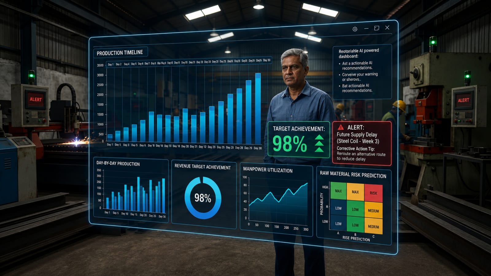 Predict your factory's future performance with Vistaar AI